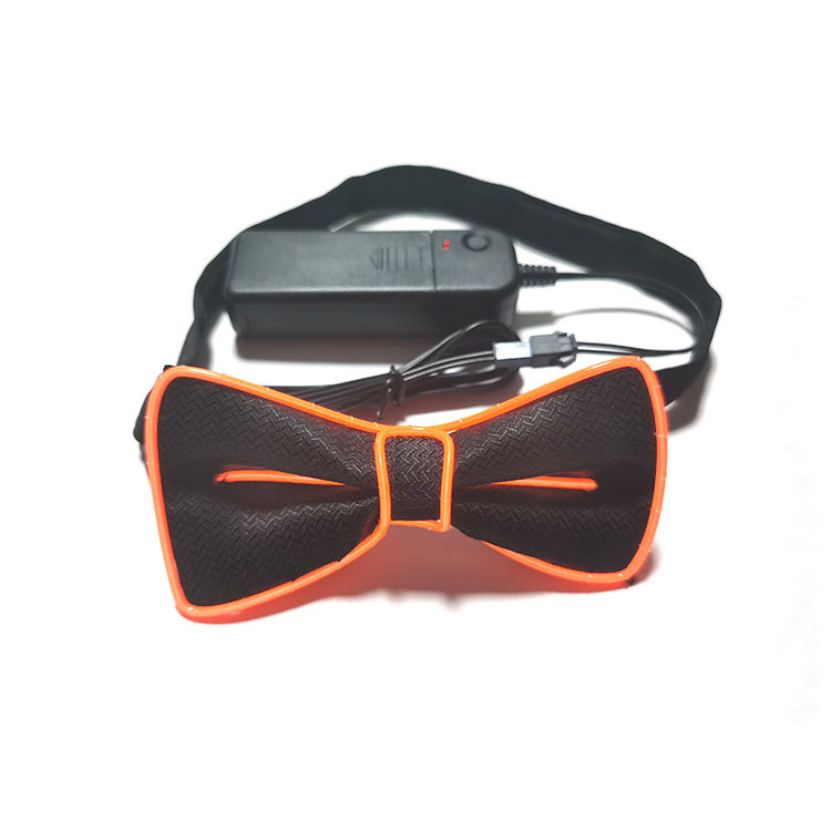 Picture of Led Luminous Bow Tie El Cold Light Bow Tie Prom Party Luminous Tie Performance Atmosphere Decoration Glitter Bow