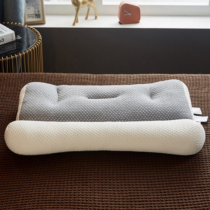 Picture of Factory direct anti-traction neck protection fiber pillow neck protection pillow pillow core to help sleep adult simple health care and comfort