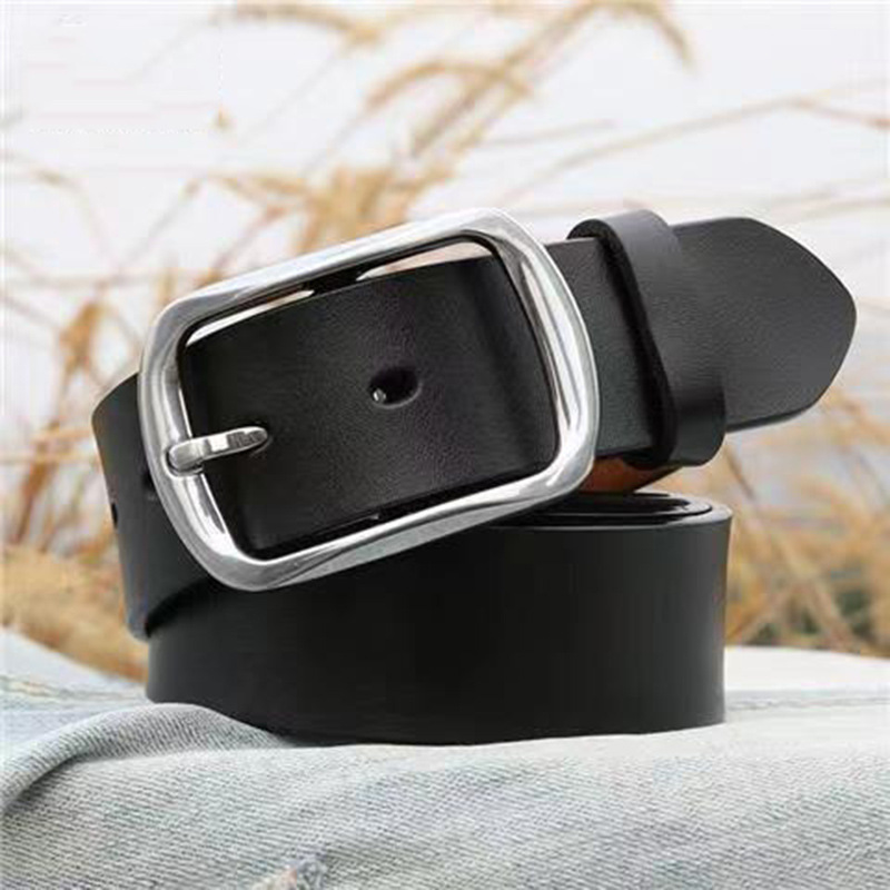 Picture of New belt leather men's belt real cowhide belt casual Joker men's pin buckle belt manufacturers wholesale