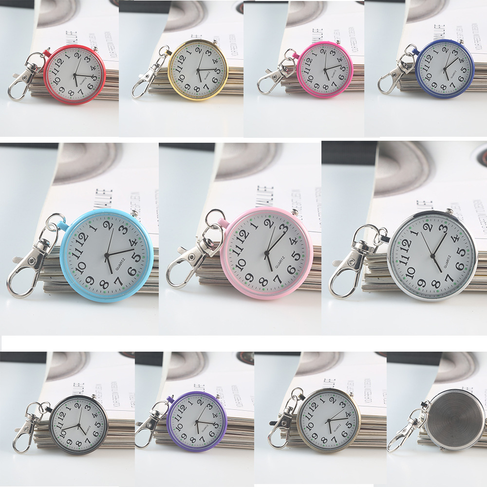 Picture of Examination pocket watch clear large number literal elderly children students key chain hanging watch nurse watch only look at the time