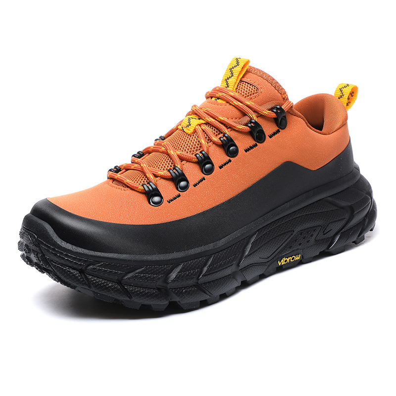 HK Outdoor Thick-soled Lightweight Functional Shoes Men's Off-road Waterproof Anti-slip Wear-resistant Mountaineering Shoes Casual Sports Running Shoes