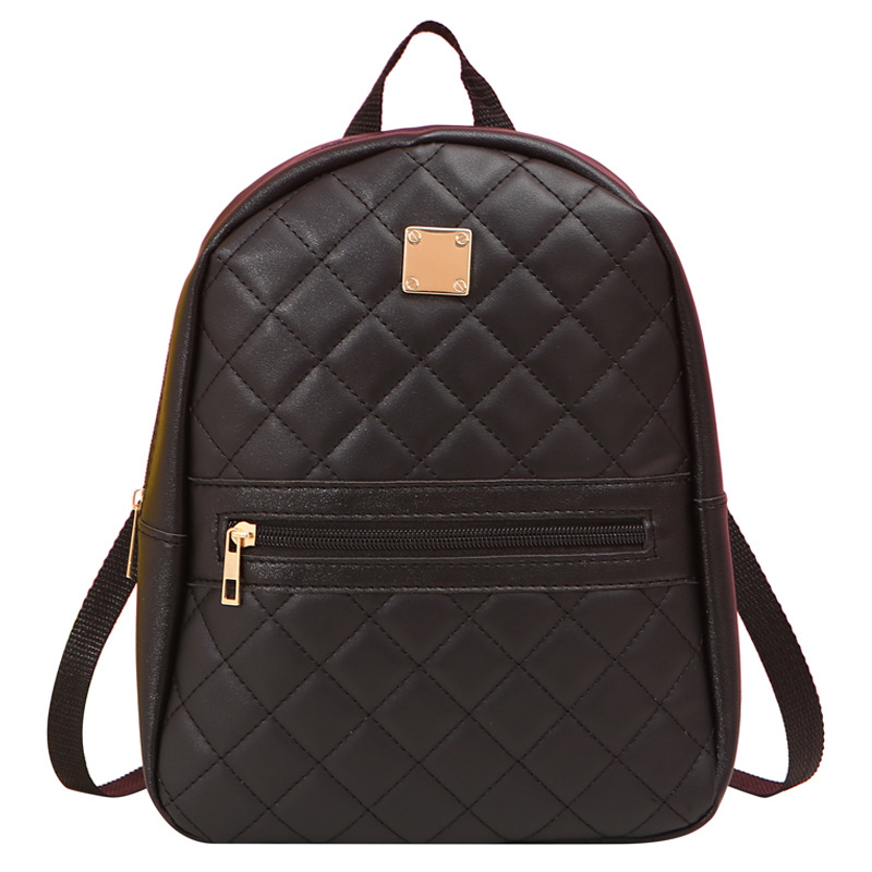 Picture of Diamond Embroidered Backpack Fashionable Simple Sequin Decoration Solid Color Large Capacity Convenient Shoulder Bag