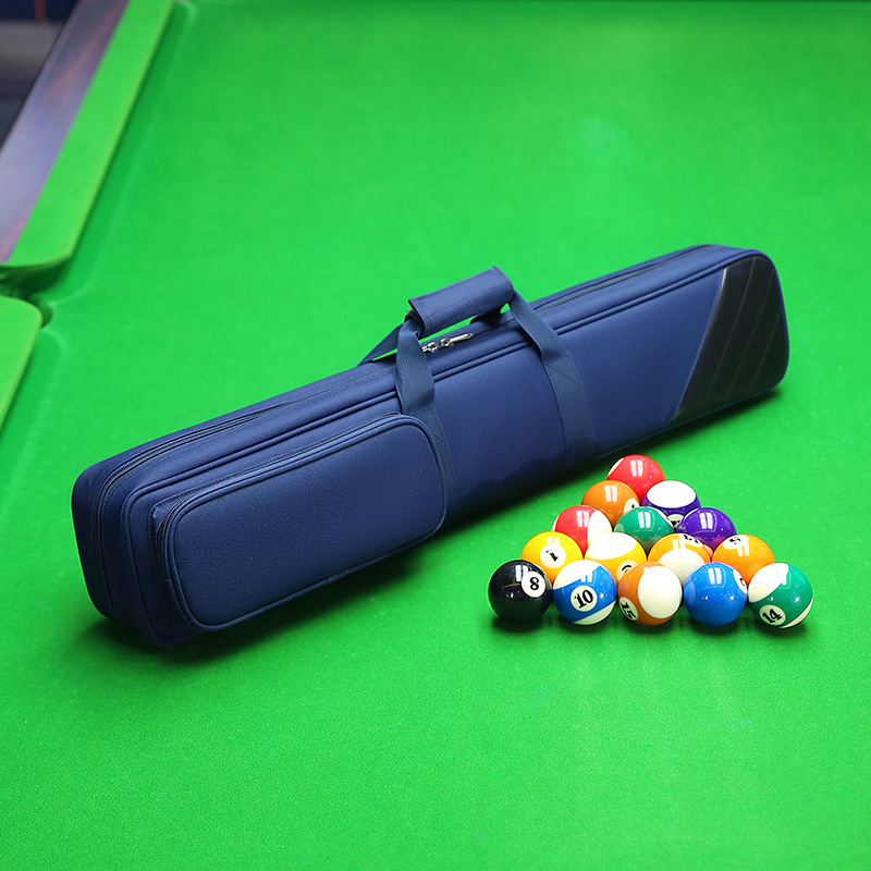 Picture of Foreign Trade Billiard Cue Bag Barrel 6-Hole 8-Hole Satchel 1/2 Billiard Cue Shoulder Handbag 3/4 Storage Cue Bag