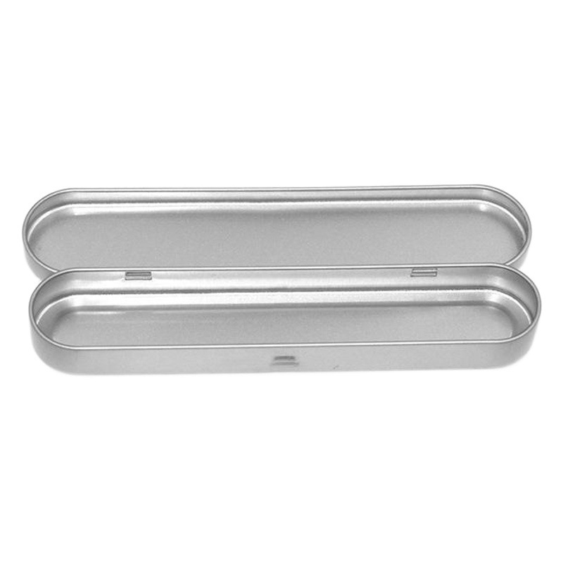 Tinplate Box Pen Tongue Scraper Storage Eyelash Tweezers Acedo Needle Packaging Iron Box Ear Picking Tool Flip Iron Box