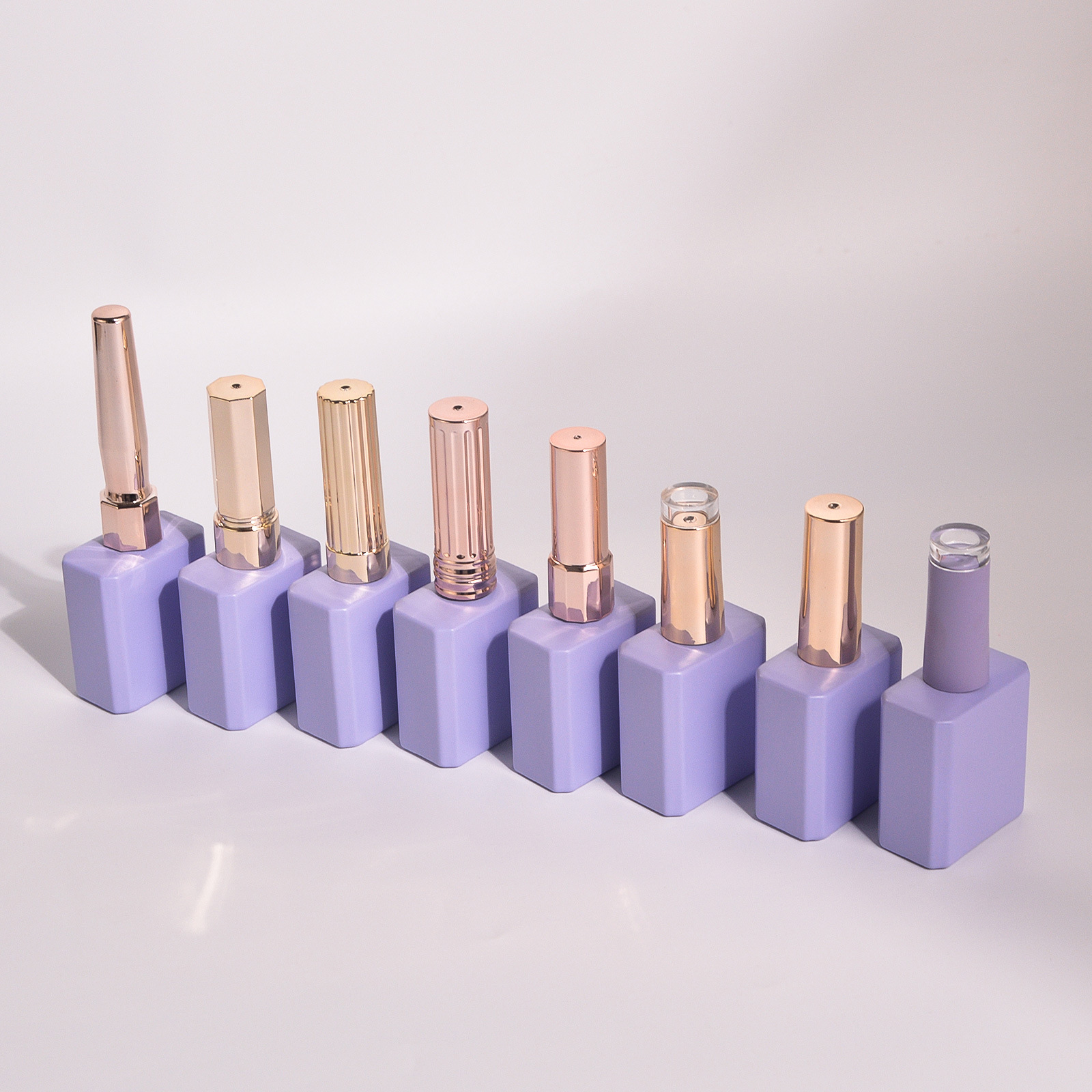 Picture of Source factory explosions in stock 10ml/15ml/20ml solid color nail polish bottle nail polish plastic bottle glass bottle with brush
