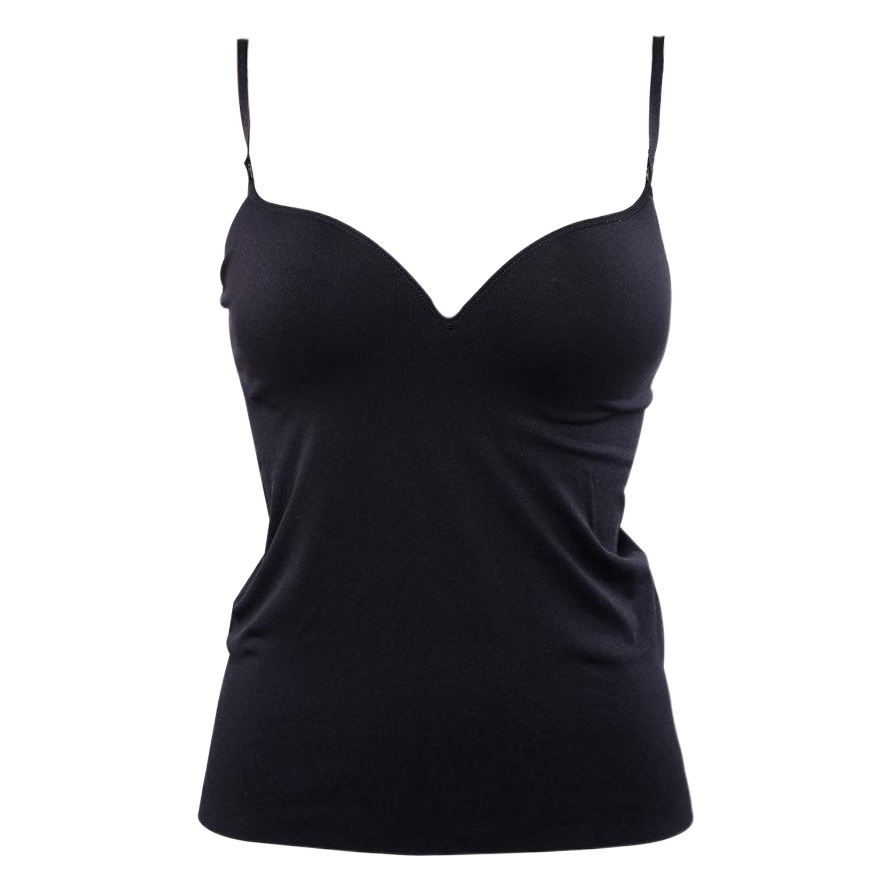 Picture of One-piece Sports camisole with chest pad modal solid color bra-top rimless Japanese base shirt