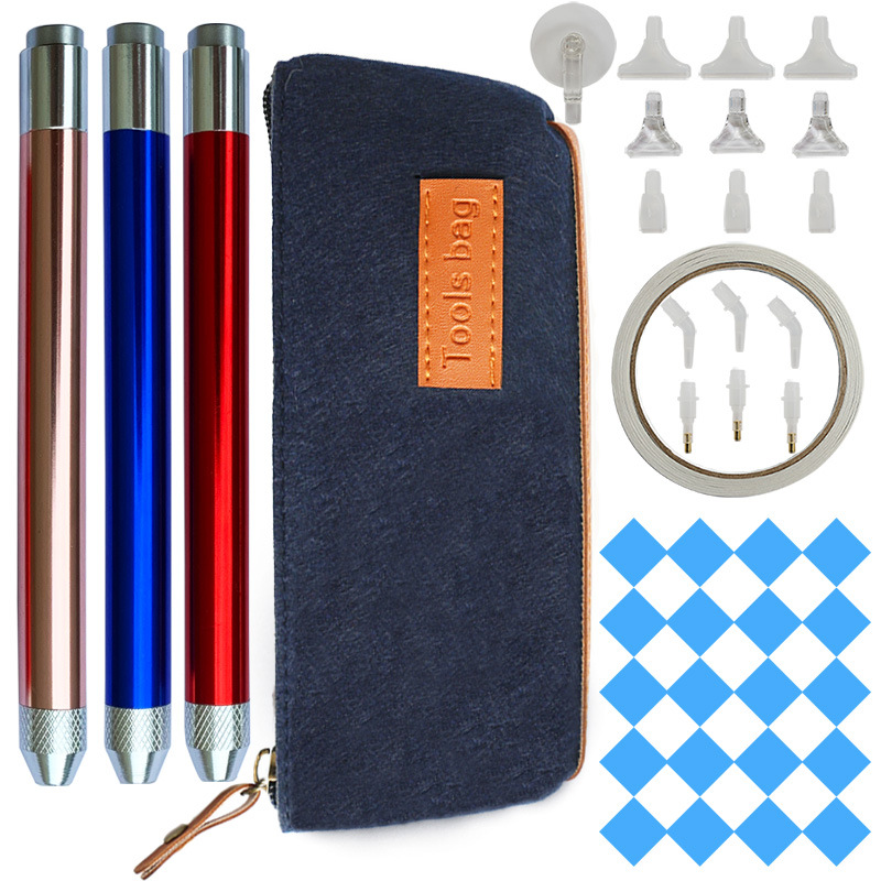 Diamond painting luminous pen set foreign trade tool kit combination artifact new cross-border new fast luminous lighting pen