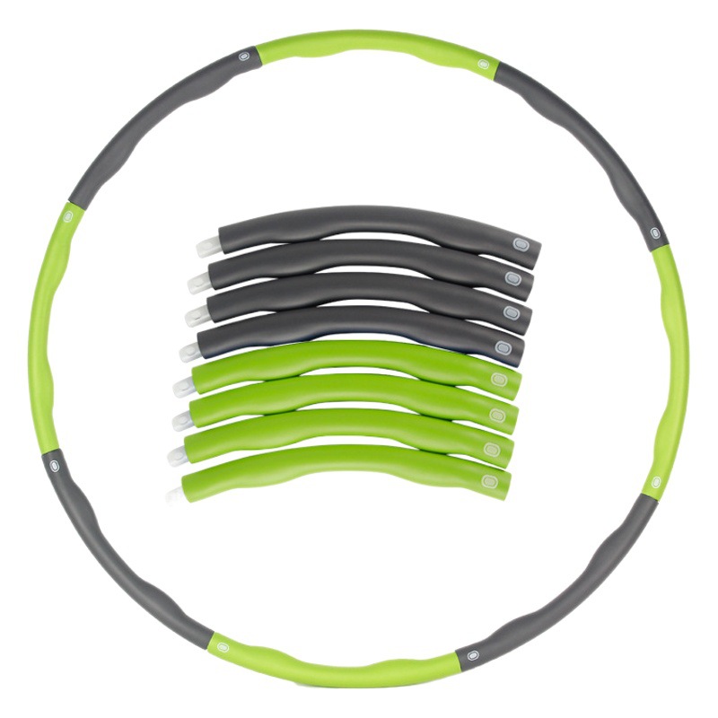 Manufacturer Hula Hoop Wholesale Detachable Foam Fitness Plastic Hula Hoop Adjustable Sponge Cross-Border Hot Sale