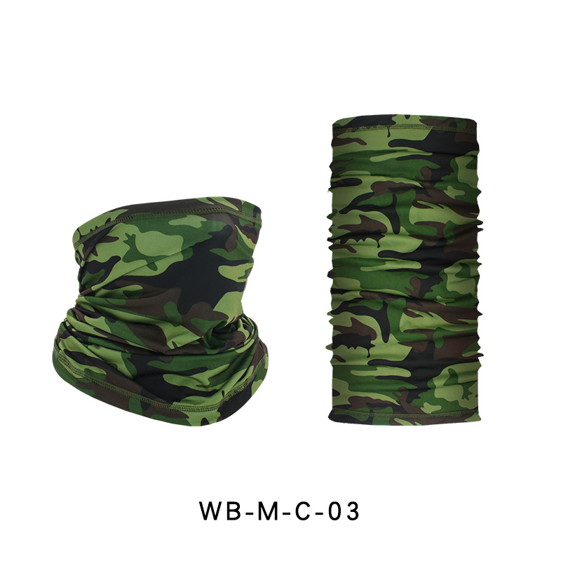 Picture of Outdoor breathable sunscreen breathable Ice Silk sports turban scarf Fishing Magic face scarf collar riding mask headgear