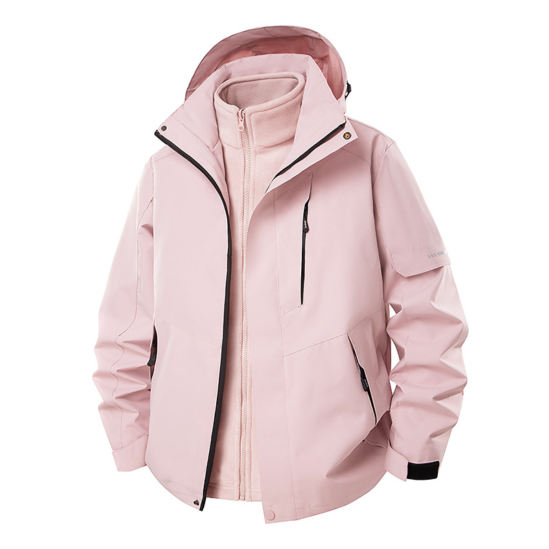 Picture of New outdoor assault jacket three-in-one water-repellent detachable outdoor mountaineering travel jacket for men and women cross-border