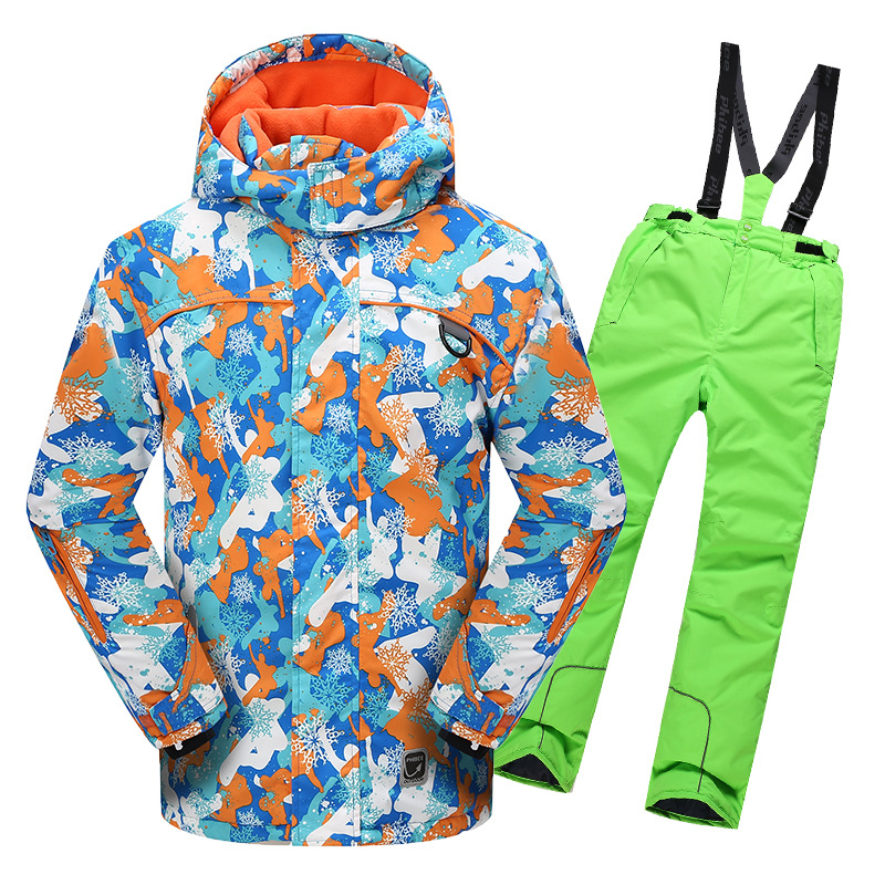 Picture of Cross-border e-commerce Phoebe Elephant Children's Ski Suit Warm Jacket Outdoor Thickened Waterproof for Boys and Girls