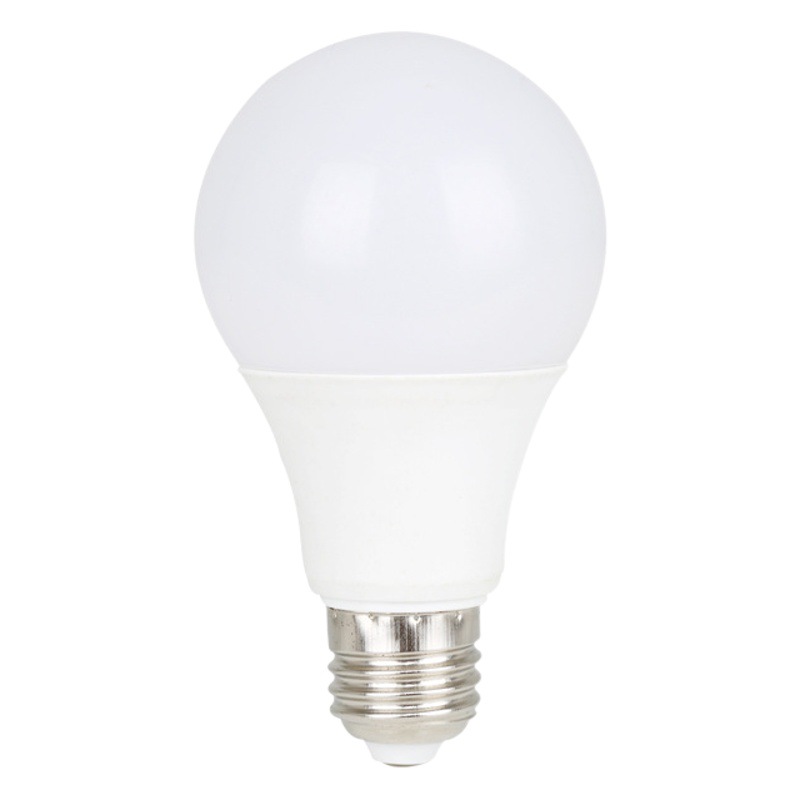 LED bulb three-color dimming two-color plastic aluminum E27 screw bulb wholesale super bright energy-saving constant current dimming lamp
