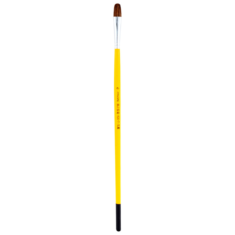 Picture of Wolf brush oil brush 6 sets of watercolor acrylic flat brush art painting tools gouache paint brush