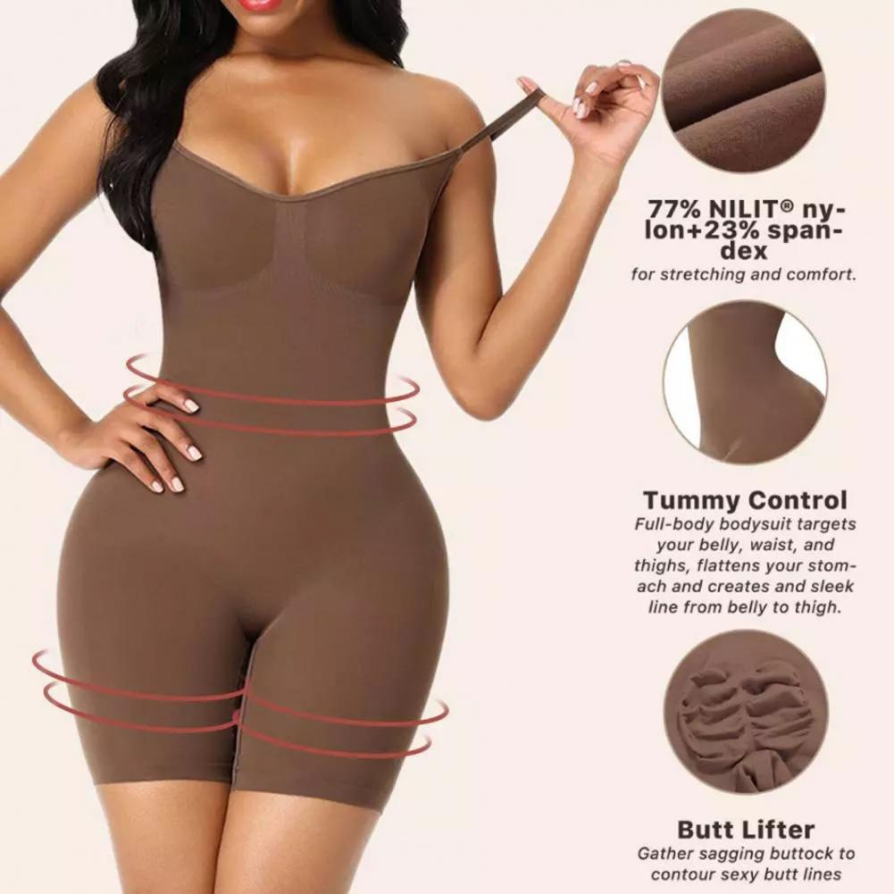 Picture of European and American Cross-border plus size Hip Lifting Seamless Body Shaping Clothes Women's Full Body Sling Abdomen Tinting Body Underwear