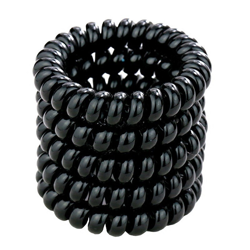 Picture of Candy Color Bold Bracelet Telephone Line Hair Ring Extra Large Rubber Band South Korea Headwear Hair Accessories Headband Spring Ring