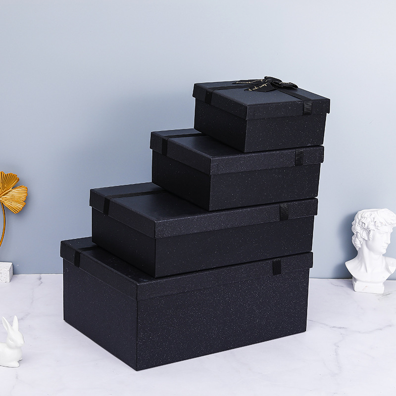 Picture of Hand gift box towel gift box thermos cup gift box heaven and earth cover packaging box wedding companion factory spot wholesale