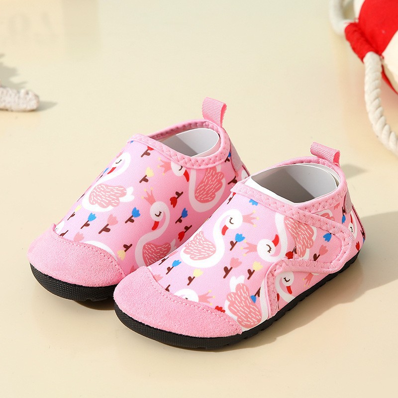 Picture of Children's water park Baby Beach socks non-slip diving shoes snorkeling socks swimming shoes drifting soft shoes wading shoes socks