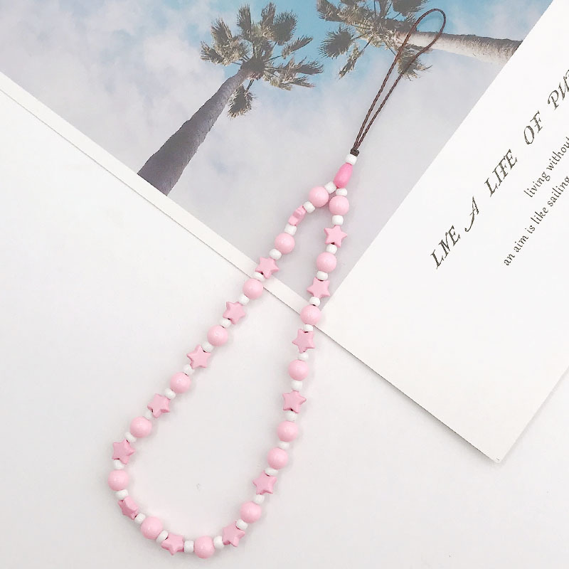 Picture of New soft pottery fruit series mobile phone chain diy mobile phone case acrylic five-pointed star mobile phone chain collection trend