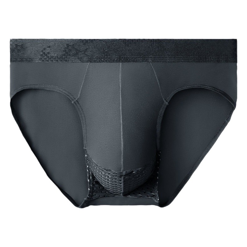 Scrotum Panties Men's Short Pants Summer Comfortable Thin Short Pants Ice Silk Breathable Mesh Sexy Pants