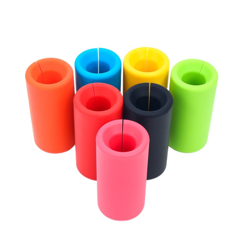 Direct Selling Silicone Handle Silicone Dumbbell Grip Silicone Kettlebell Barbell Grip Non-Slip Mesh Grip Rubber Handle