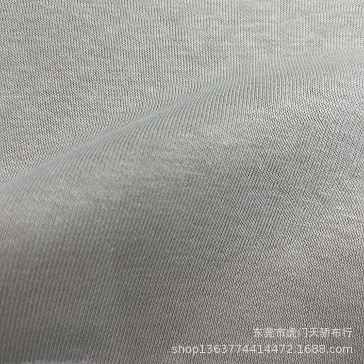 In stock double-sided fashion fabric 330G Carter cotton knitted double-sided cotton brocade fabric bottoming shirt shoes and hats fabric