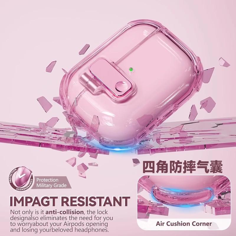 Picture of Suitable for Airpodspro2 Headphone Cover Apple Pro Second Generation Bluetooth Transparent Protective Case Airpods4 Protective Cover