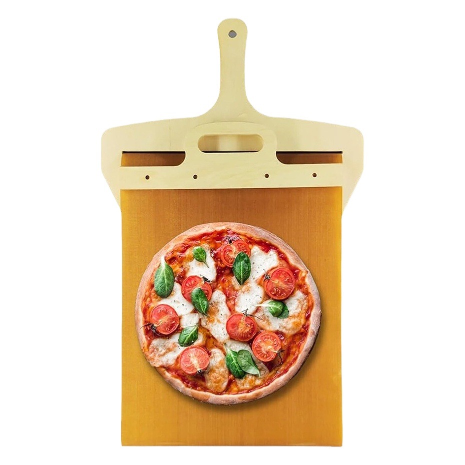 Cross-border new wooden multi-functional scene pizza sliding shovel creative home life pizza special wooden shovel