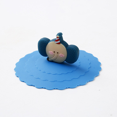 Picture of Cartoon Cup Lid Silicone Universal Ceramic Cup Lid Single Sale Glass Cup Tea Cup Accessories Dust Mug Lid