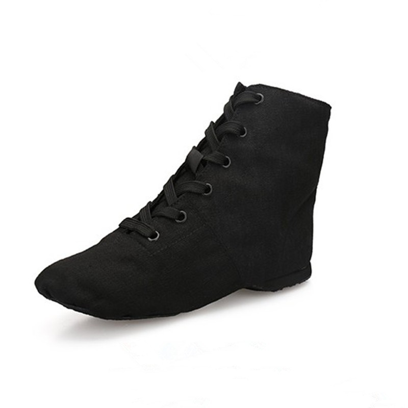 Picture of High-Top Adult and Children's Canvas Jazz Boots Dance Shoes Soft-Soled Practice Shoes Dance Shoes Ballet Dance Shoes Women's Wholesale Shoes