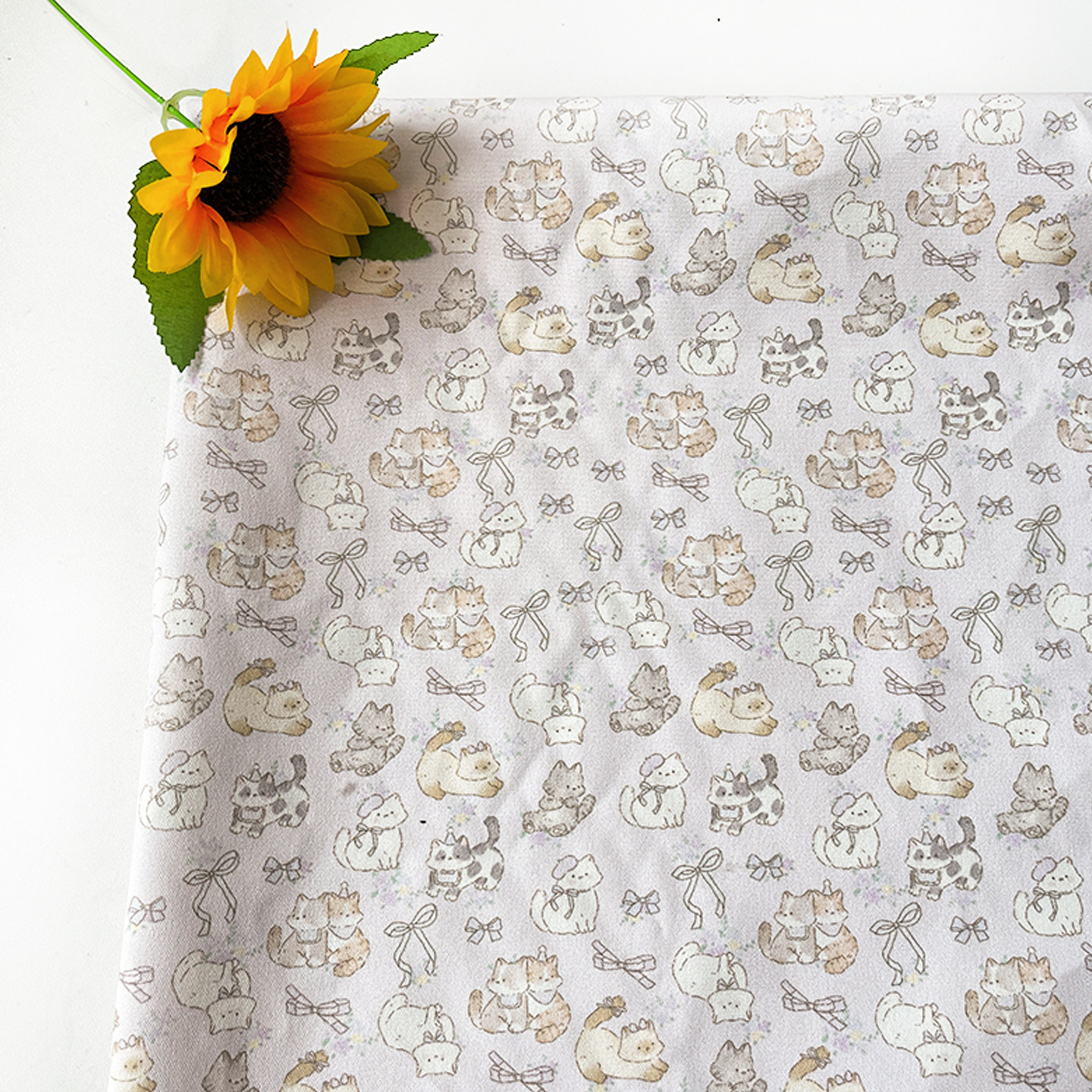 Purple bottom cat cotton Baan canvas bag jacket pet cushion outing bag vest handmade DIY fabric