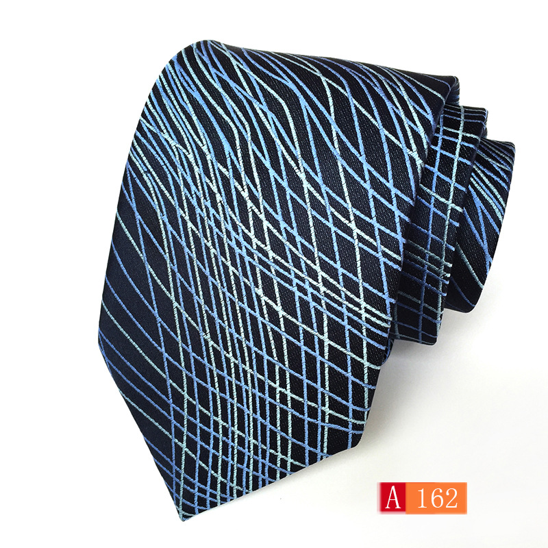 Picture of Source manufacturers polyester jacquard material men's tie big flower spike fashion tie in stock wholesale