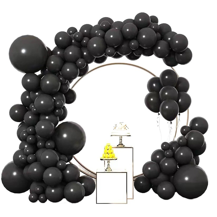 129 PCs balloon suit macaron solid color retro wedding birthday party decoration balloon combination package