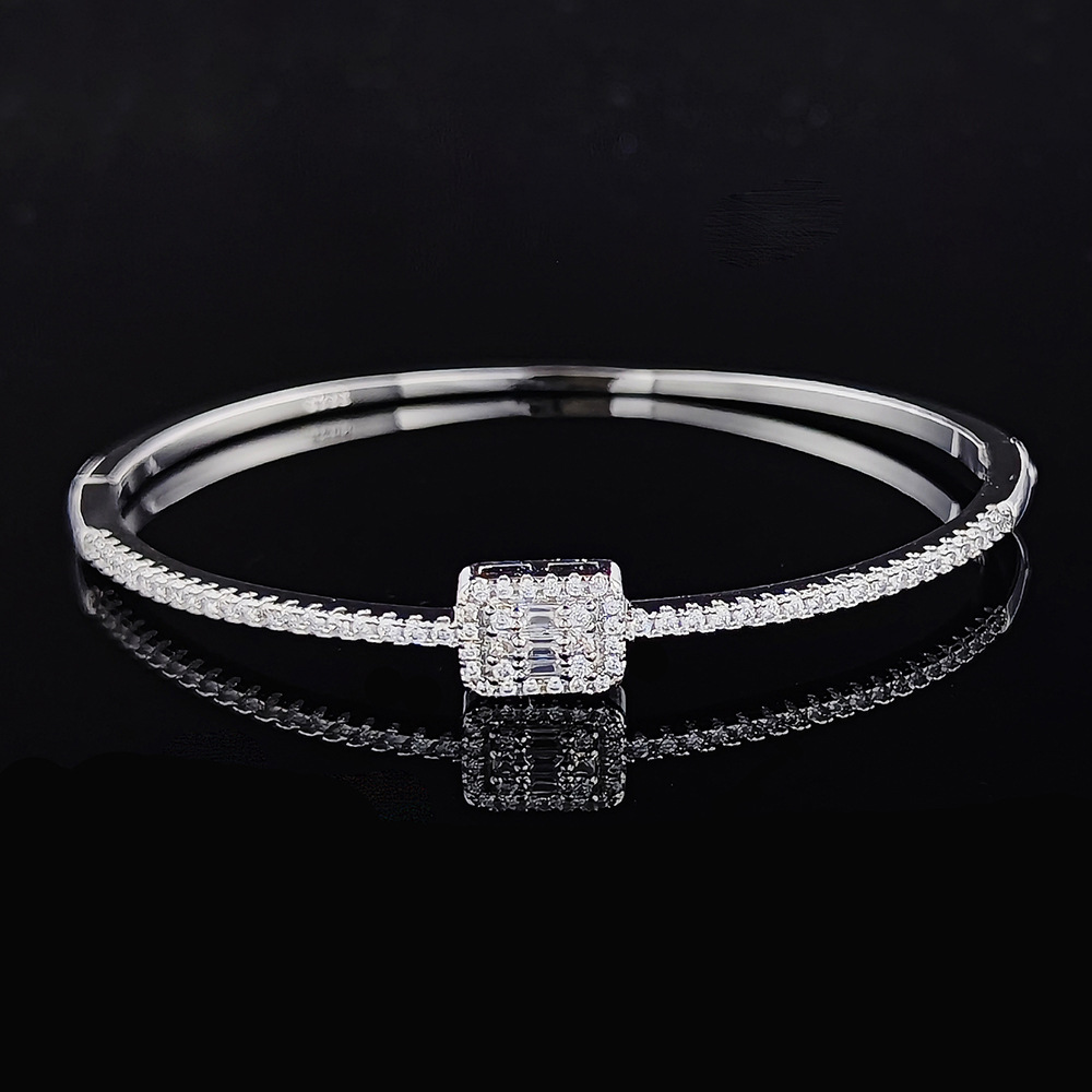 Wish e-commerce best selling new rectangular zircon bracelet female niche high-end design sense s8058