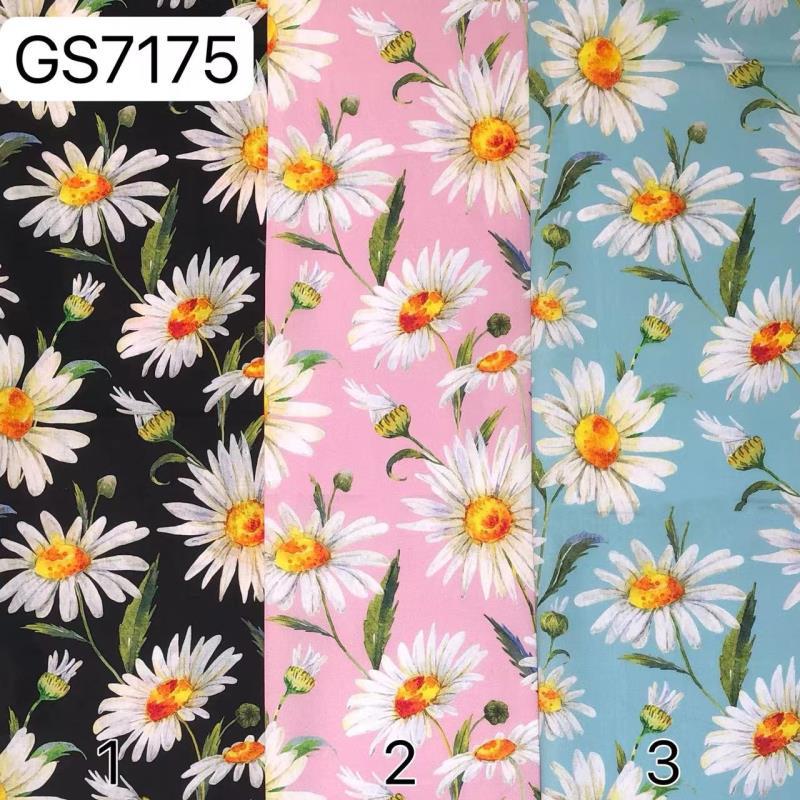 Cotton digital printed fabric retro national style fresh chrysanthemum 60 cotton children's shirt bag printed fabric