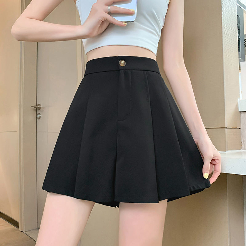 Large Size Women's Clothing 2022 Chubby Sister Summer New Fashion Age-reducing All-match High Waist Slimming A- line Suit Shorts Women