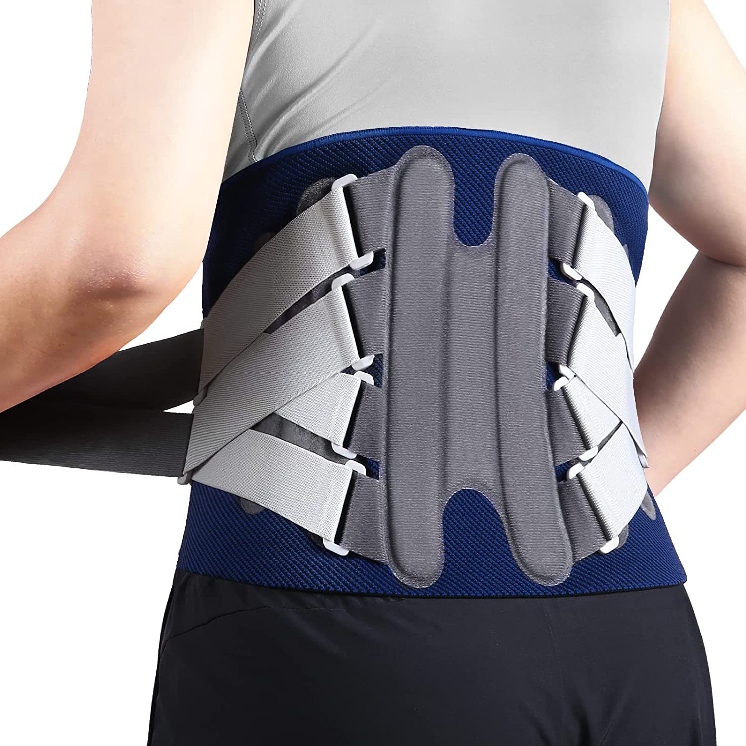 Hong Kong Sheng new unisex steel plate hot pressing waist belt lumbar fixed belt comfortable pressure fixed waist spot