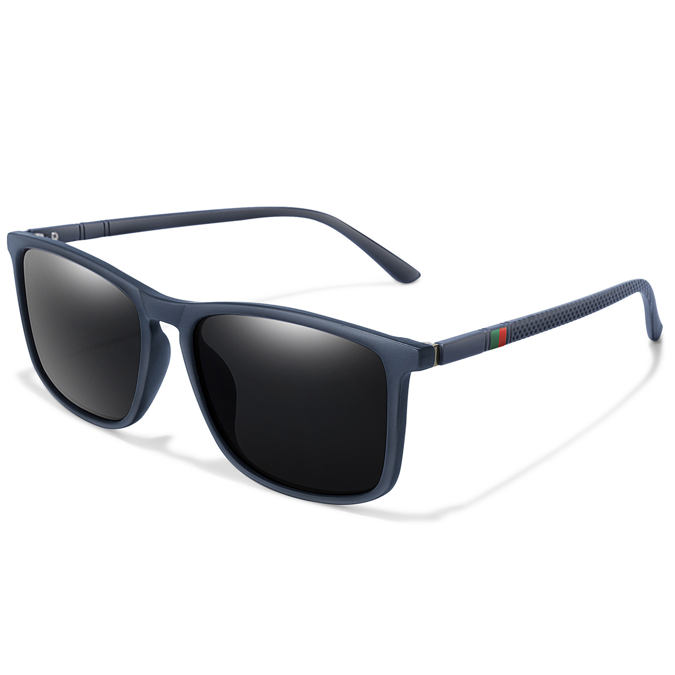 Picture of AliExpress wish shrimp skin popular polarized sunglasses square large frame classic glasses men and women driving fishing sunglasses