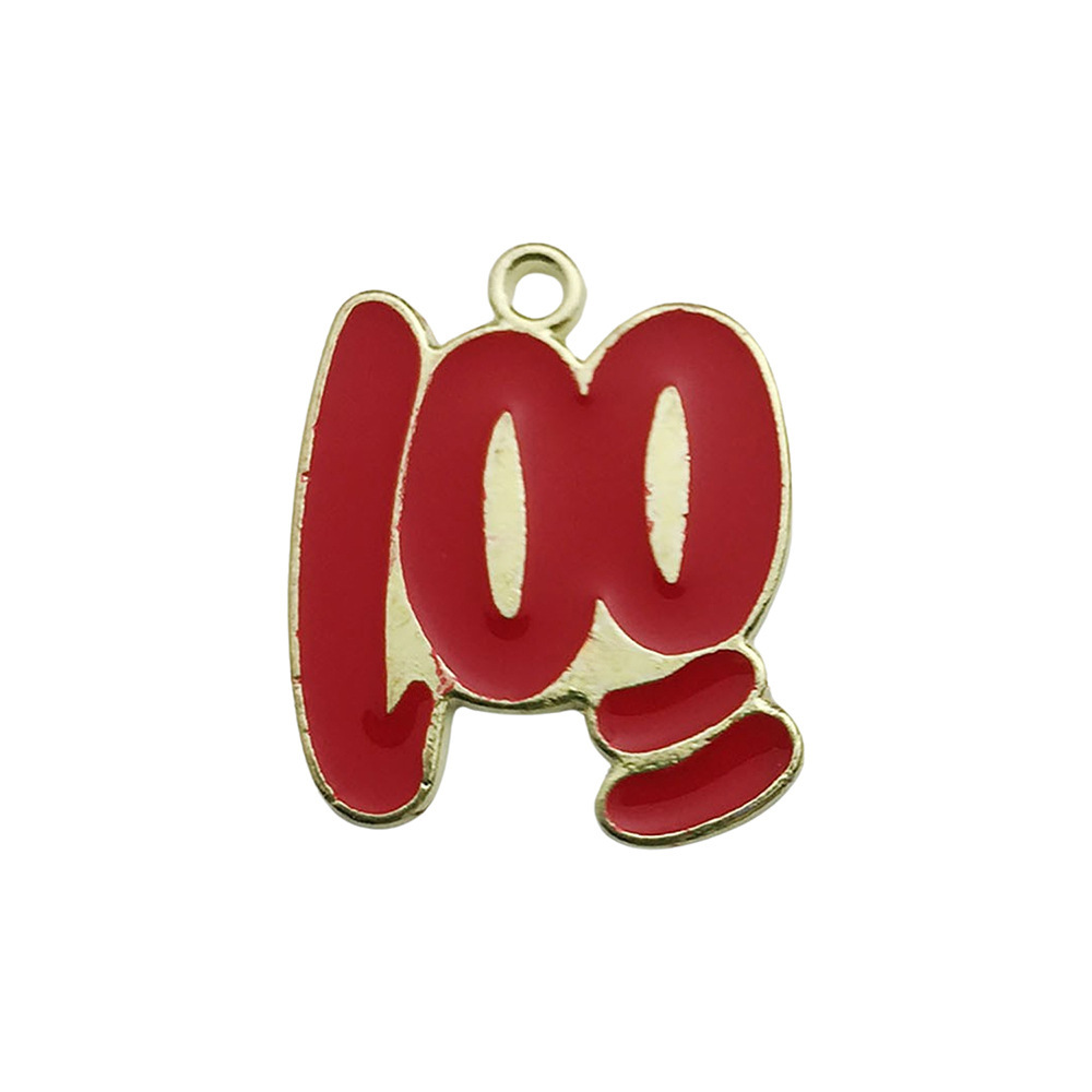 Picture of Cross-border DIY accessories alloy oil drop graduation season examination bachelor cap schoolbag size pen key chain pendant pendant