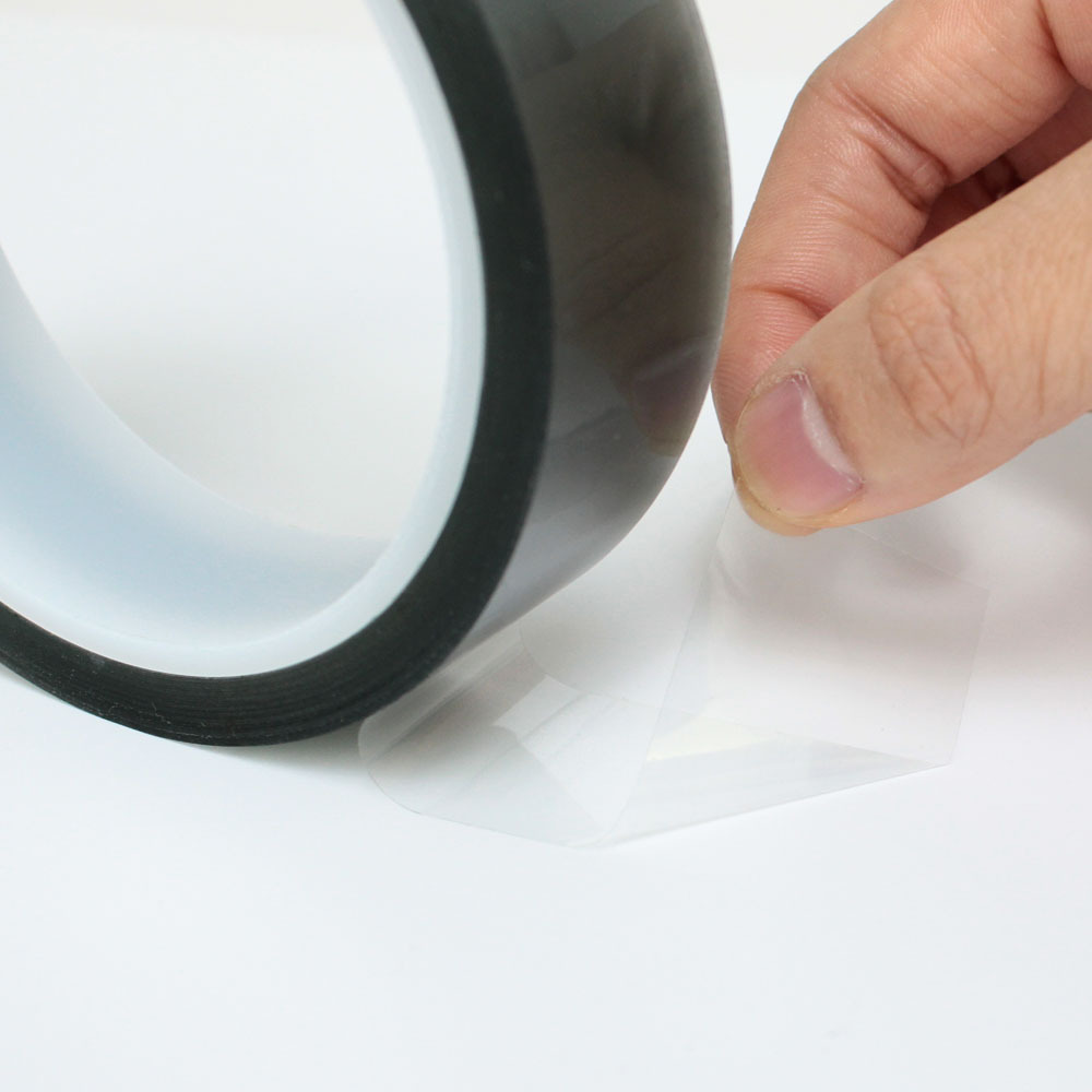 Picture of Translucent Pet Tape Esd Silver Gray Anti-Static Tape Double Anti-Esd 10 to the Power of 6-9 High Temperature Resistant Tape