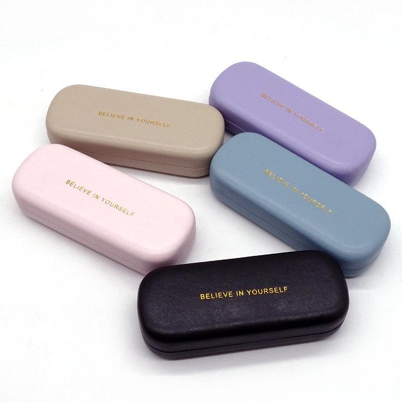 Picture of Glasses Case Factory Wholesale Printed Simple and Fashionable Glasses Case High-Value Large Frame Myopia Glasses Storage Box Anti-Pressure Iron Box
