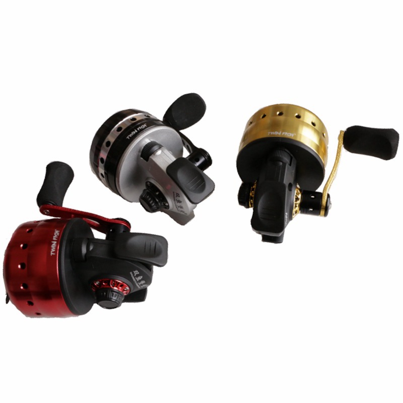 Picture of Cross-border Pisces Fortress BL30 Metal Fish Shooting Wheel Inner Line Closed Wheel Slingshot Fish Shooting Compound Bow and Line Fishing Wheel