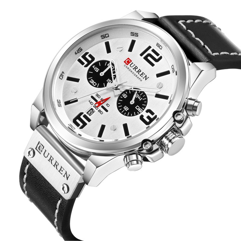 Curren/Karien 8314 men's watch sports six-pin quartz watch calendar men's watch waterproof belt watch