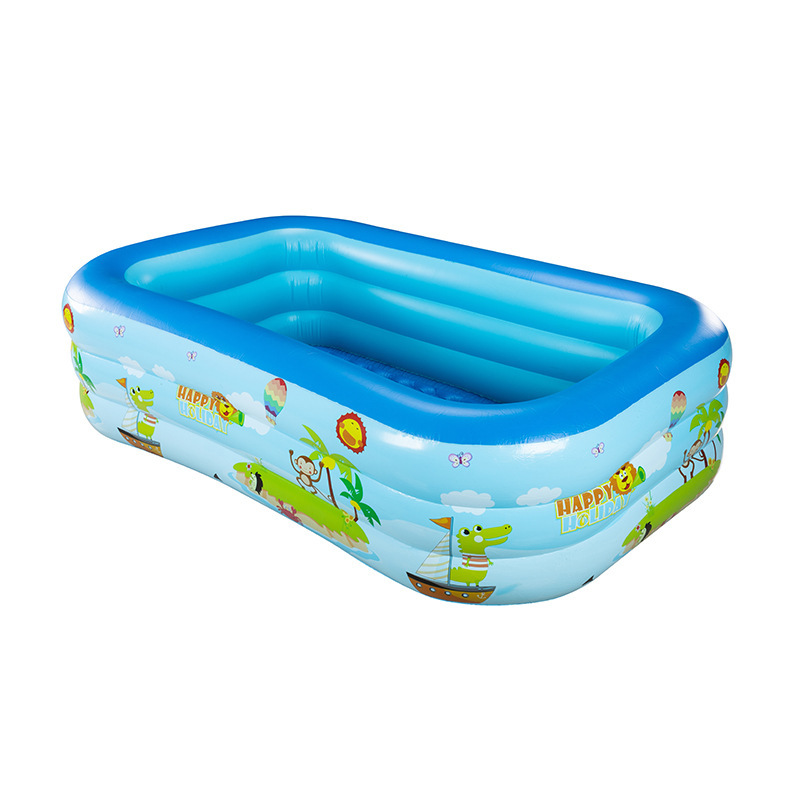 Picture of Cross-border PVC children inflatable swimming pool home outdoor large family pool thickened plastic ocean ball swimming pool