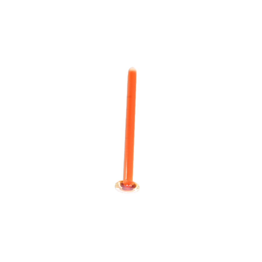 Picture of 0.8-1.6mm diameter 7-11mm length lead-free color candy color glass ear nail ear bone nail nose nail