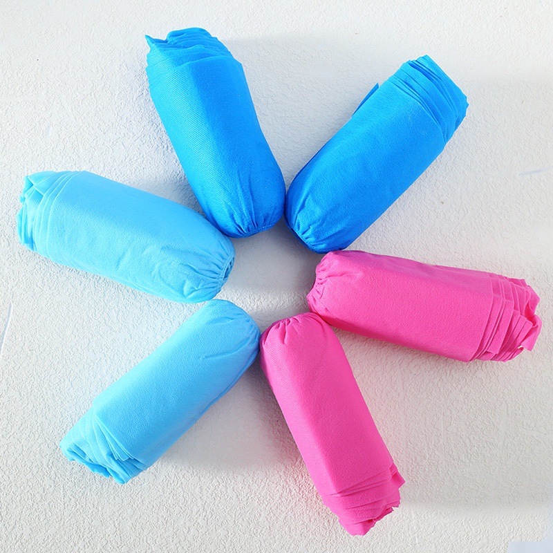 Picture of Non-woven shoe covers wholesale household dust-proof non-slip wear-resistant breathable machine room factory Special wholesale non-woven shoe covers