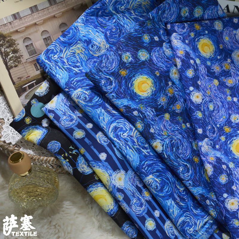 Printed Cotton Handmade Plain Fabric Patchwork DIY Ethnic Style Bohemian Fabric Pillow Bar Tablecloth