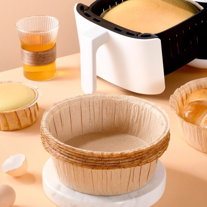 6inch Cake Mold Air Fryer Special Chiffon Baking Pan Paper Mold Household Baking Mold Tool 4 8inch