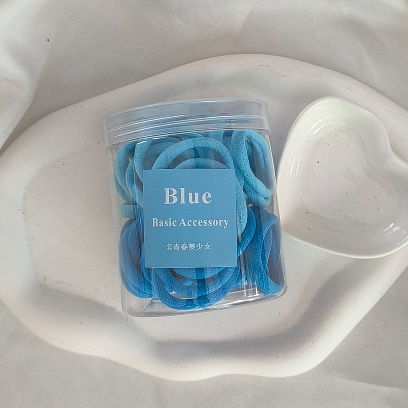Picture of Single Wholesale Black Headband Hair Tie for Women Korean Style High Elasticity Does Not Hurt Hair Rubber Band High Ponytail Baby Hair Accessories