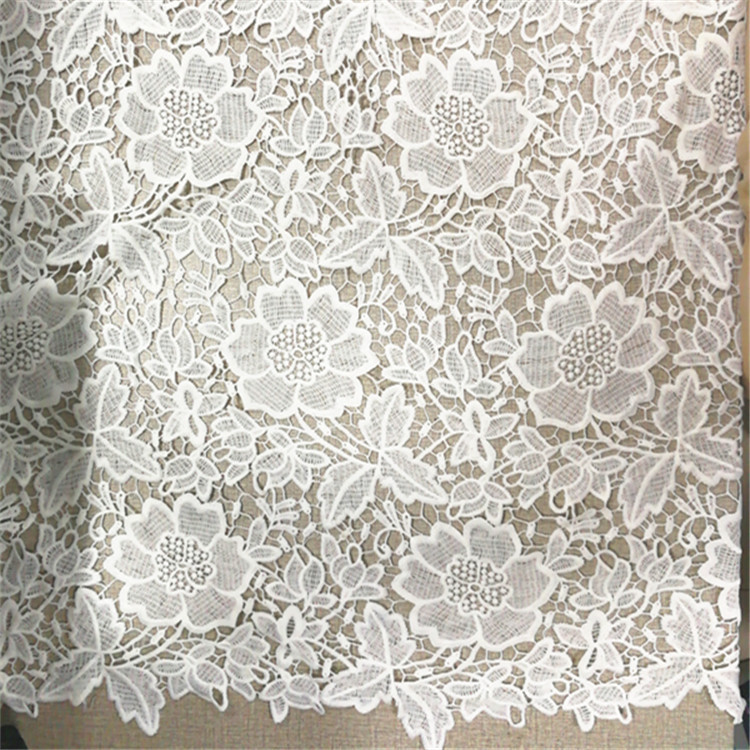 Hollow Water Soluble Milk Silk Embroidery Fabric Large Hole Thick Clothing Clothing Accessories Handmade DIY Lace Fabric