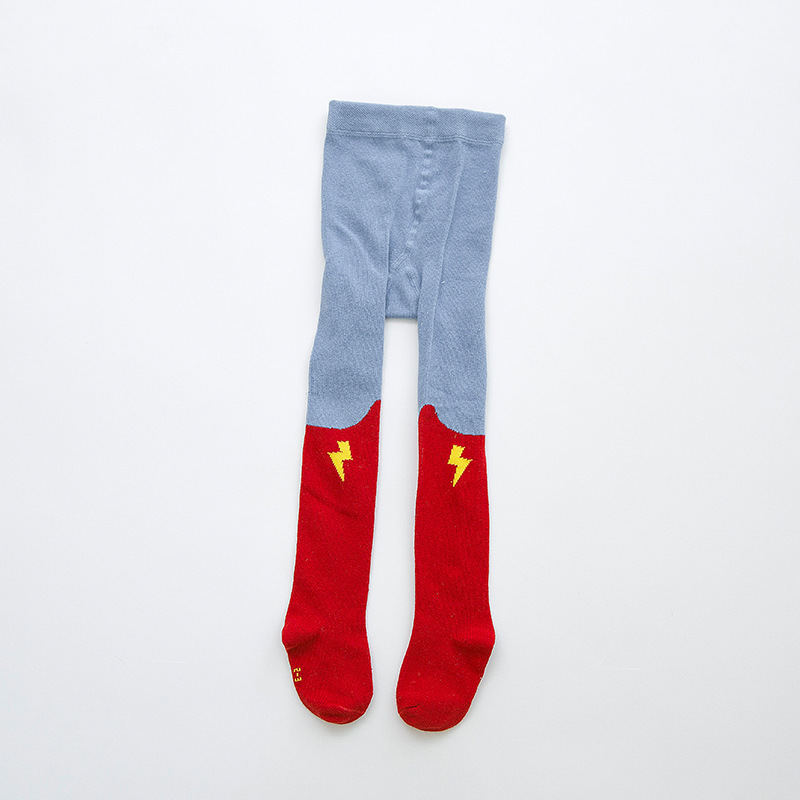 Picture of Spot Spring and Autumn Cotton Baby Pantyhose Cute Boys and Girls One-piece Socks Newborn Baby Big PP Leggings Socks